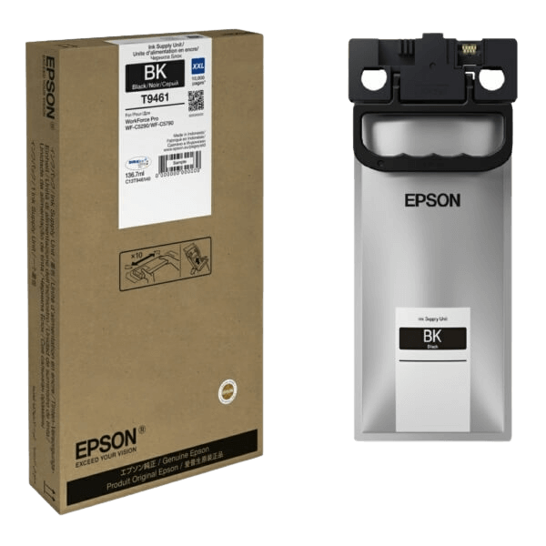 Epson T9461 / C13T946140 sort XXL blækpatron - Original