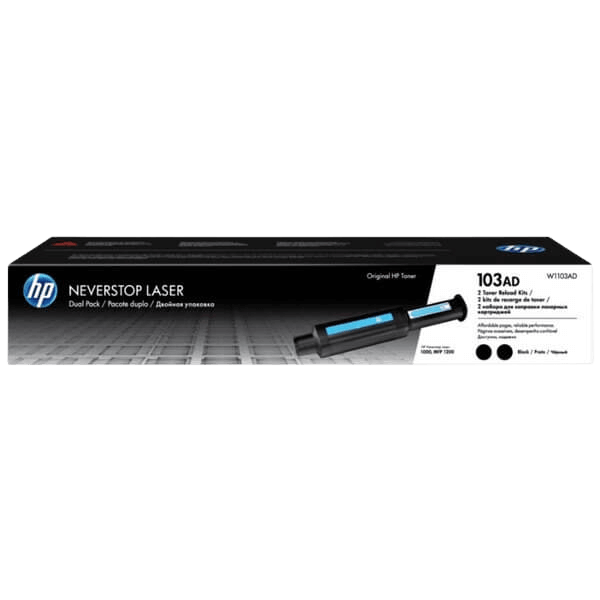 HP 103A / W1103AD sort twin pack toner - Original