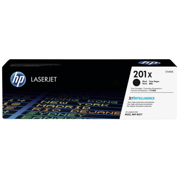 HP 201X / CF400X sort XL toner - Original