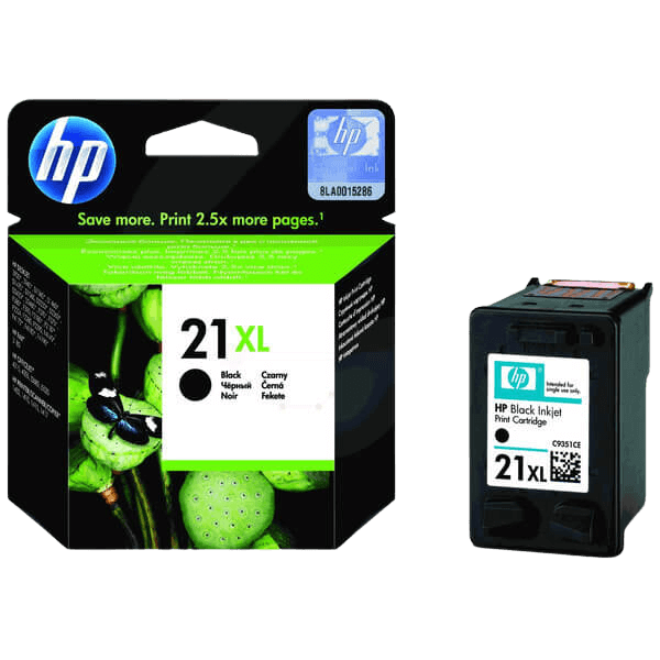 HP 21 / C9351CE sort XL blækpatron - Original
