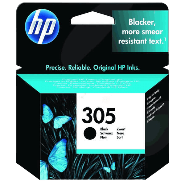 HP 305 / 3YM61AE sort blækpatron - Original