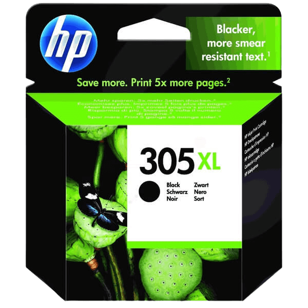 HP 305XL / 3YM62AE sort XL blækpatron - Original