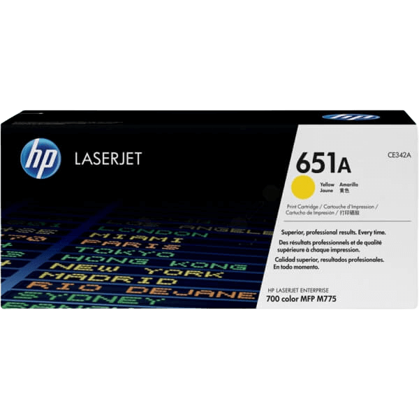 HP 651A / CE342A gul toner - Original