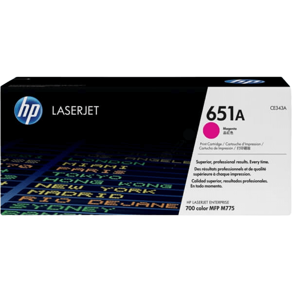HP 651A / CE343A magenta toner - Original