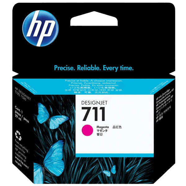 HP 711 / CZ131A magenta blækpatron - Original