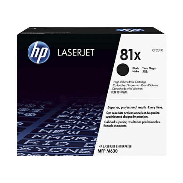 HP 81X / CF281X sort XL toner - Original