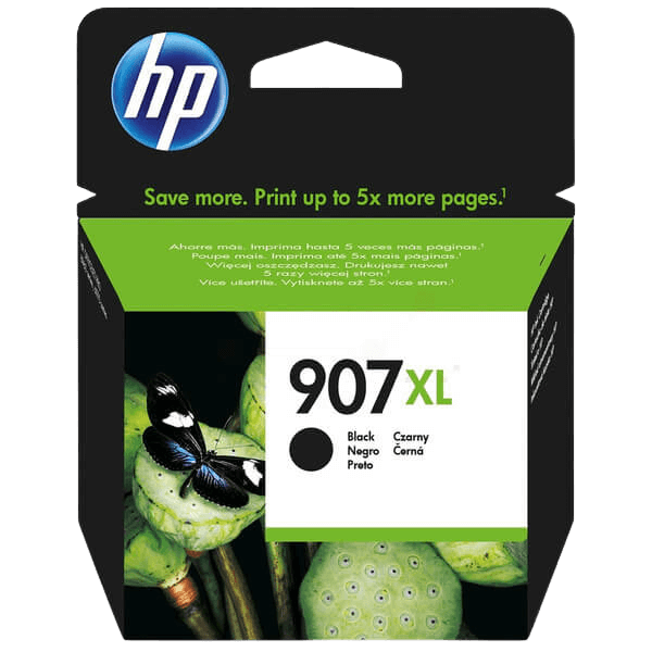 HP 907 / T6M19AE sort XXL blækpatron - Original