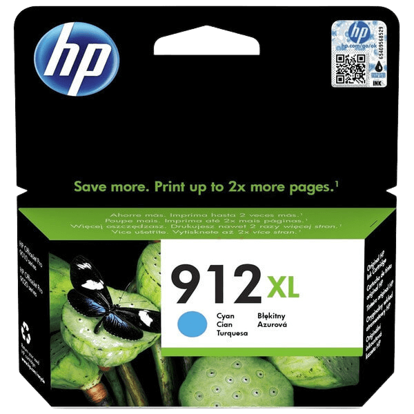 HP 912XL / 3YL81AE cyan XL blækpatron - Original