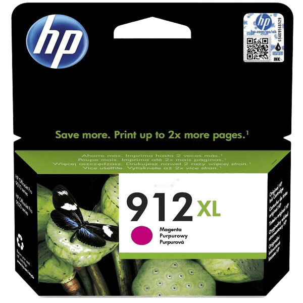 HP 912XL / 3YL82AE magenta XL blækpatron - Original