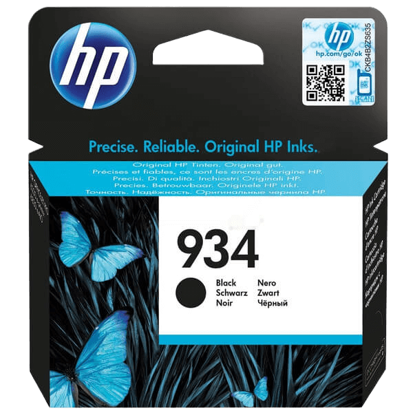 HP 934 / C2P19AE sort blækpatron - Original