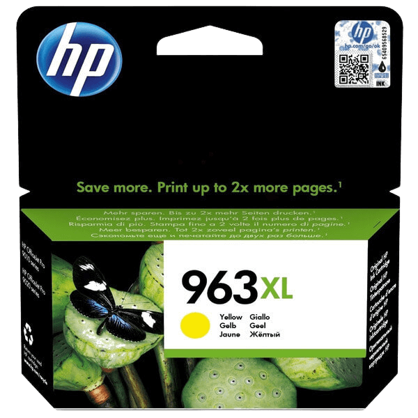 HP 963XL / 3JA29AE gul XL blækpatron - Original