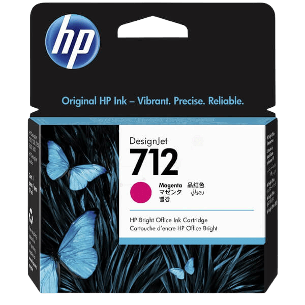HP 712 / 3ED68A magenta blækpatron - Original
