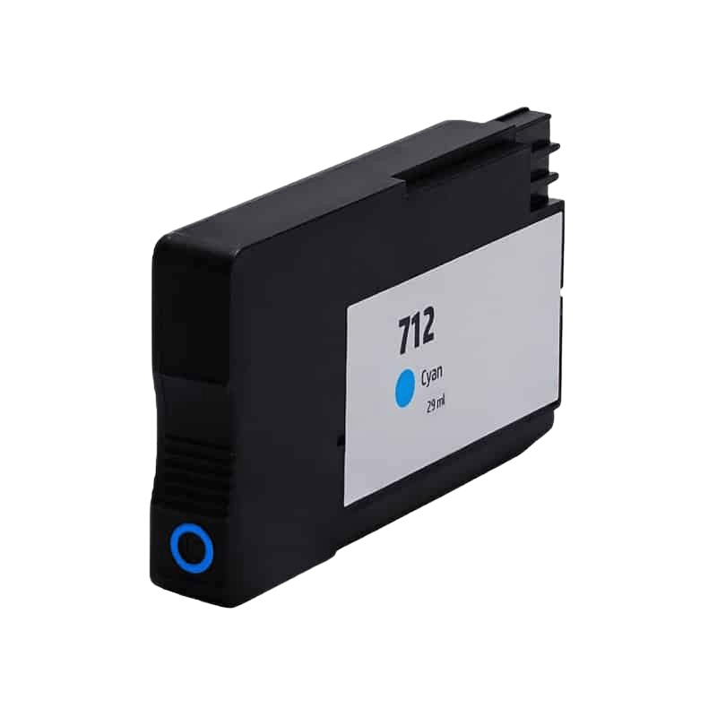 HP 712 / 3ED67A cyan blækpatron - Kompatibel