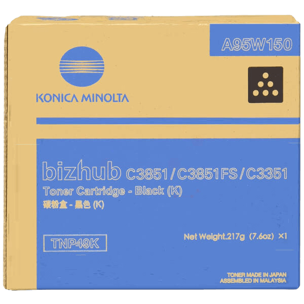 Konica Minolta TNP-49 / A95W150 sort toner - Original