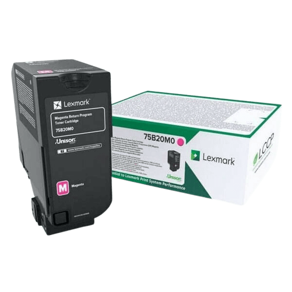 Lexmark 75B20M0 magenta toner - Original