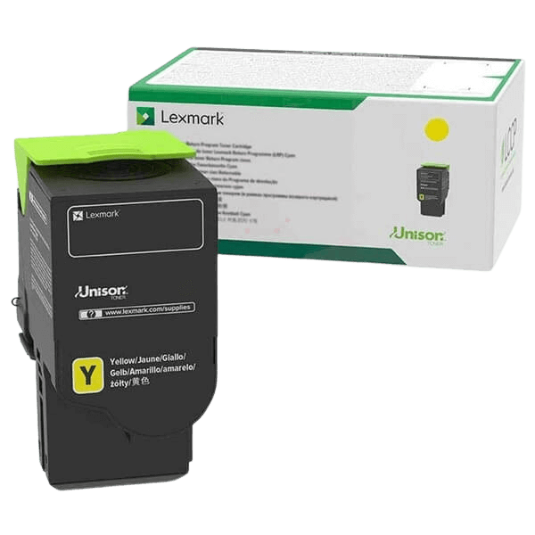 Lexmark 78C20Y0 gul toner - Original