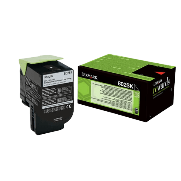 Lexmark 802SK / 80C2SK0 sort XL toner - Original