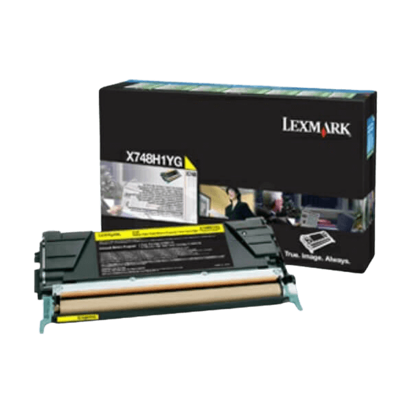 Lexmark X748 / X748H3YG gul XL toner - Original