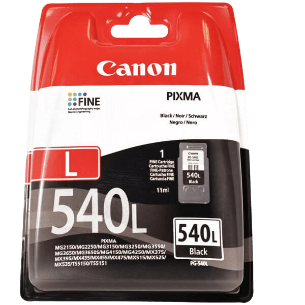 Canon PG-540L / 5224B001 sort blækpatron - Original